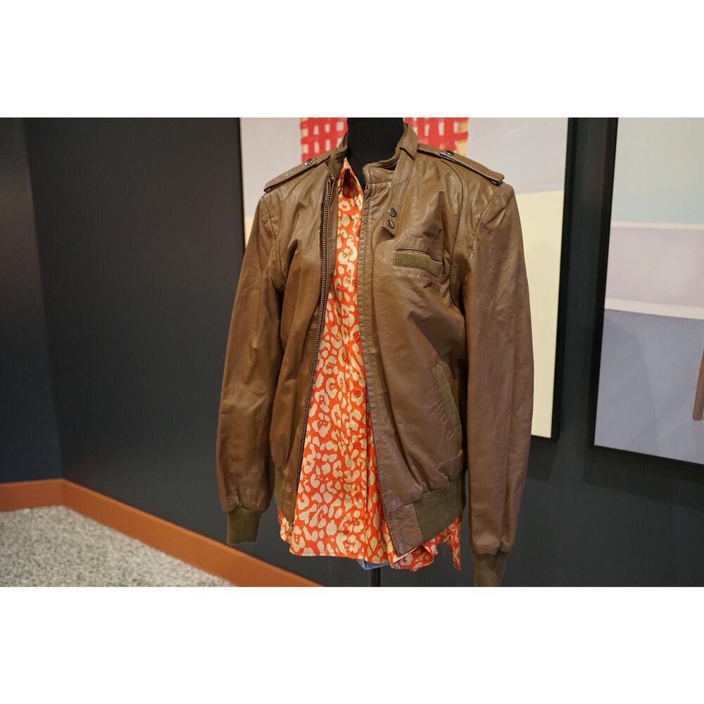 Vintage Classic Directions Leather Jacket